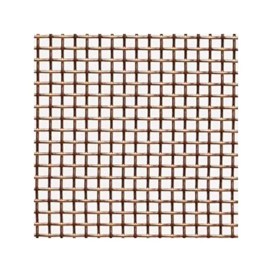 High Quality Crimped Woven Brass, Bronze, and Fine Copper Wire Mesh