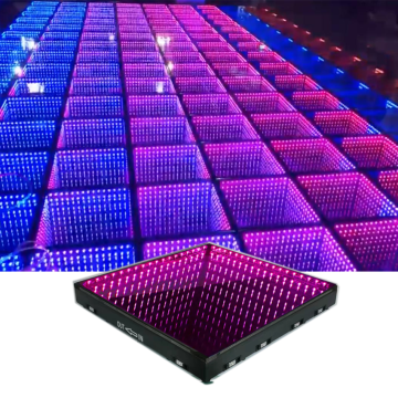 Portable 3D Interactive LED Infinity Mirror Wireless Dance Floor