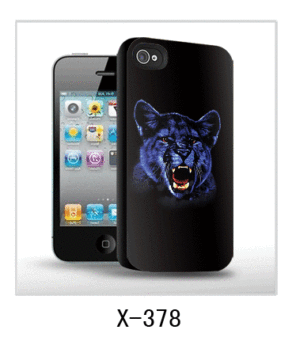Tier Bild 3d Iphone4 Hülle, pc RS gummiertes