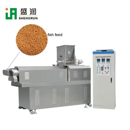 Fish Feed Floating Double Screw Extruder