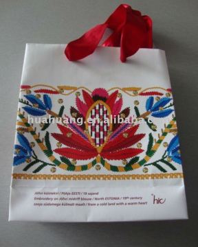 customized pretty gift shopping greaseproof paper bag