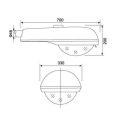 250W 400W E40 high pressure sodium light fixture