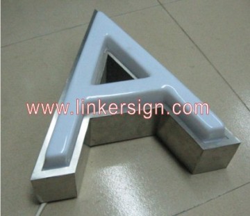 Vacuum forming led letter sign