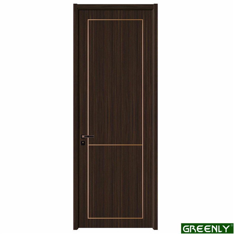 Placage intérieur PVC porte en bois massif