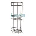 standing shower caddy with basket