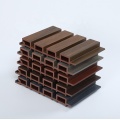 Fireproof Wood Composite Cladding WPC Panel de pared exterior