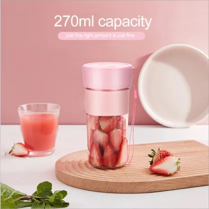 USB Rechargeable Mini Juicer Blender - Portable Household Electric Fried Juicer