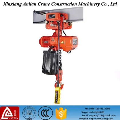 1 Ton Electric Chain Hercules Hoist with Electric Trolley