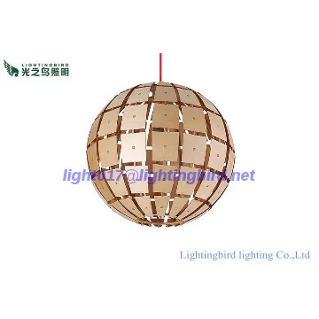 Home Furnishing decorative wood pendant lamp