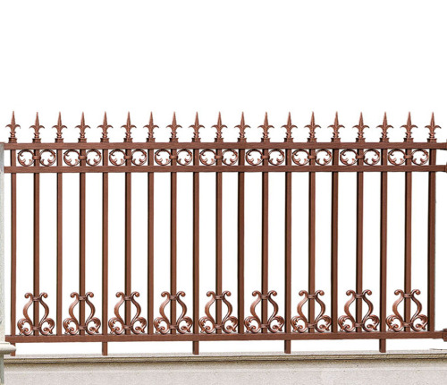 Tasseled Spear Aluminum Fence