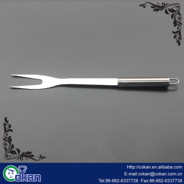 CK-KT677 Food grade Stainless Steel BBQ fork/bbq skewer/grilling fork/bbq fork