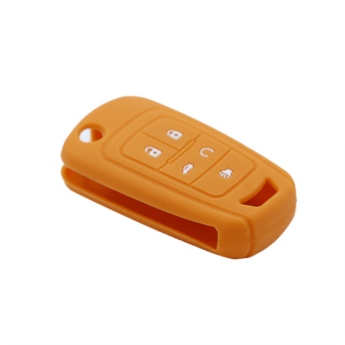 5 Button Silicone Chevrolet Car Key Case