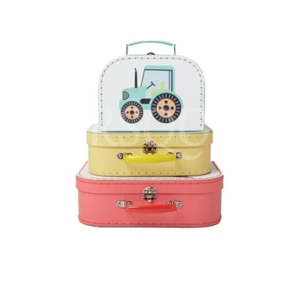 Gift Paper Favors Travel Paperboard Suitcase