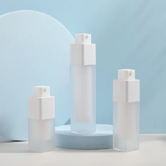 Luxury Cosmetic Airless Pump Bottles: 15ml 30ml 50ml