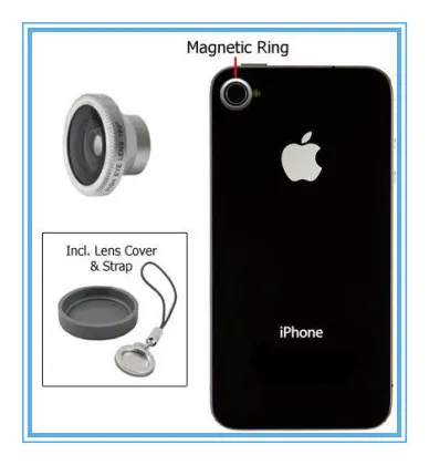Multi - Coated Optical Glass Cl - Wa Wide Angle Mobile Phone And Iphone Camera Lenses