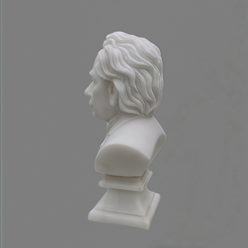 Albert Einstein Marble Bust Sculpture
