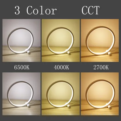Modern Round LED Desk Lamp - Creative Art Table Lamp