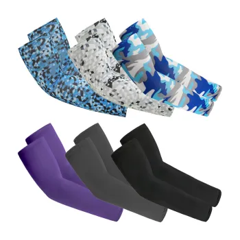 Cool Arm Sleeves for Sun Protection in Cycling and Basketball