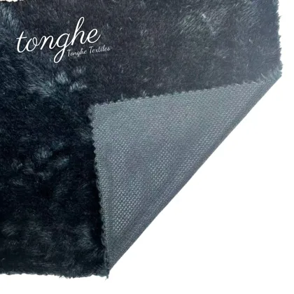 Luxury Velvet Fabric with Arctic Fleece Lining