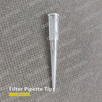 Penggunaan makmal tip pipet untuk ujian