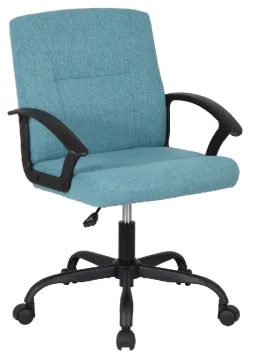 Mid Back Fabric Manager Chair Adjustable Swivel