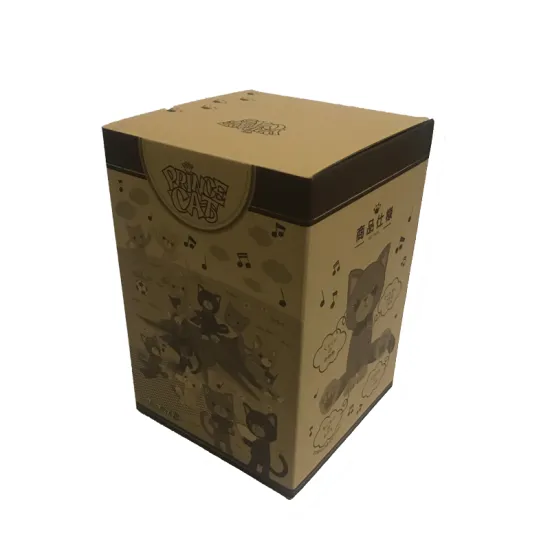 Square kraft gift boxes