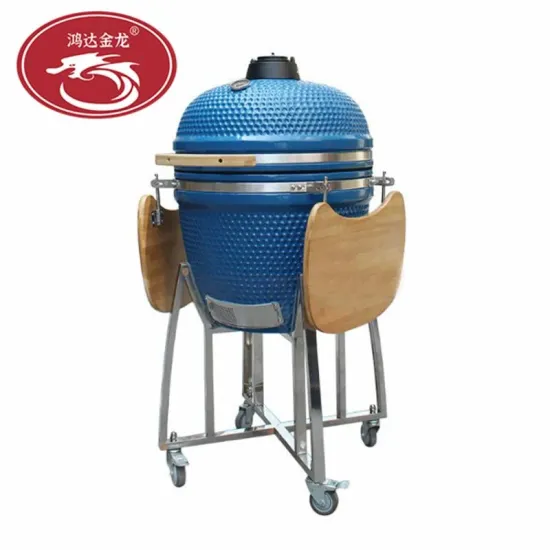 Portable Ceramic Tabletop Outdoor BBQ Grill Heavy Duty Folding BBQ Kamado Grill