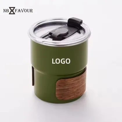 Camping Mug Outdoor Anti Scalding 304 Stainless Steel Water Cup Portable High-Temperature Picnic Equipment Coffee Cup Beer Cup