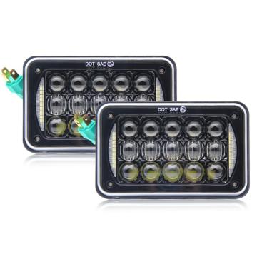 2020 Waterproof IP68 LED Headlights for Trucks - 45W High/Low Beam DRL