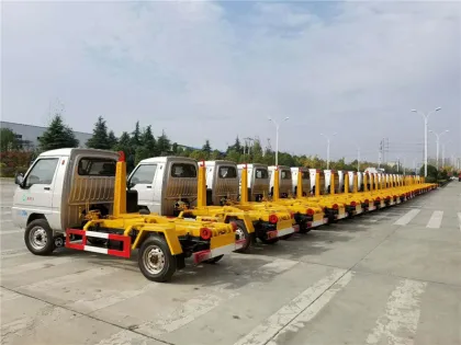 KAMA single round hook arm garbage truck