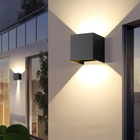 6W Surface Mounted Black White Aluminum Housing LED Wall Light 3000K Warm White