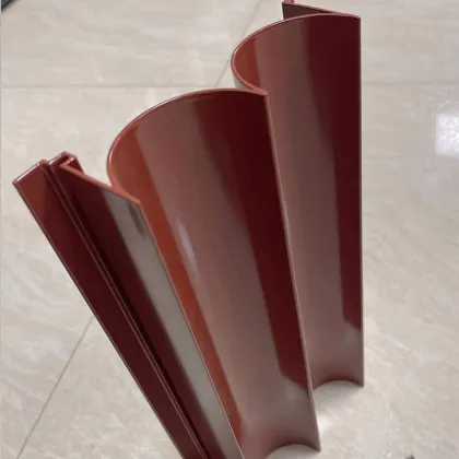 Semi-Circular Wave Ceiling with Aluminum Alloy Veneer