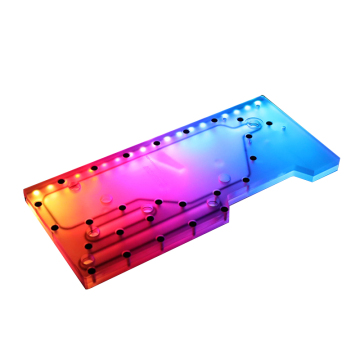 Barrow Distro Plate for ASUS ROG Strix Helios GX601 Case with Water Cooling Reservoir for Intel AMD CPU GPU