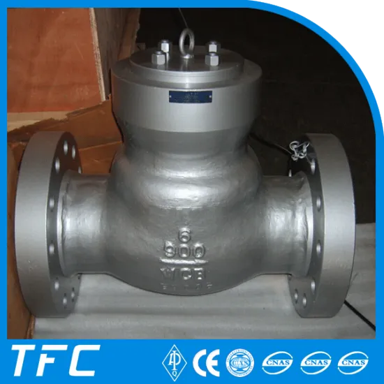 low resistance single disc swing check valve