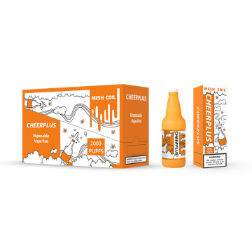 Partihandel original Cheerplus 2000 puffs engångsvapspenna