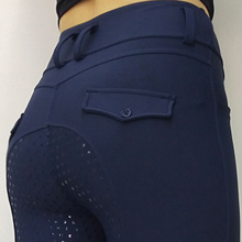 Breeches équestres en silicone de la marine populaire Silicone