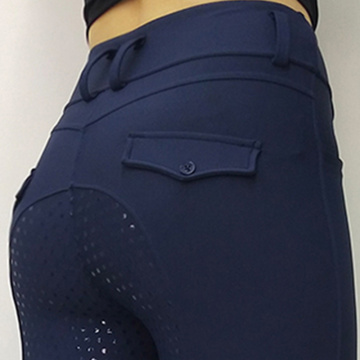 Popular Navy Ladies Silicone Horseback Equestrian Breeches