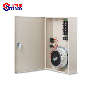 8 Channel output Boxed Power Supply 24VAC 500W for CCTV Cameras