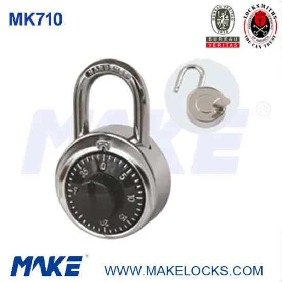 MK710 High security 3 digit combination padlock for school locker