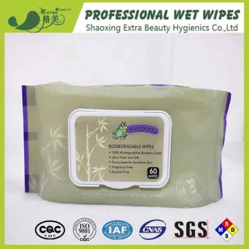 100% Bamboo Fiber Cloth Baby Wet Wipes