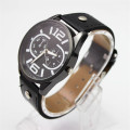 5ATM Waterproof Leather Quartz Watches