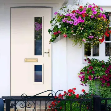 Front Doors Black With Glass