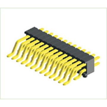 0,8 mm pin header Dual Row Angle SMT