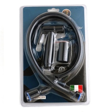 Shattaf Chinese Factory Wholesale 304 Stainless Steel Bidet Set with Black Spray Gun