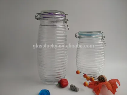 Storage Bottles & Jars Type and Food Use clip top glass jars