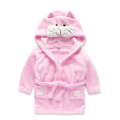 kids unisex hooded bath robe cartoon kids bathrobe