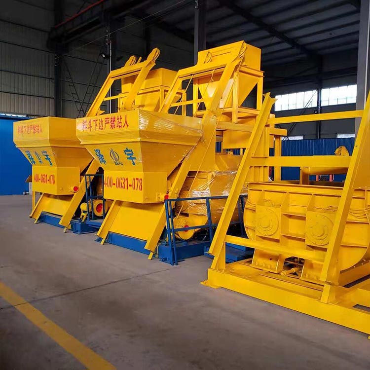 Large capacity twin shaft JS1500 concrete mixer