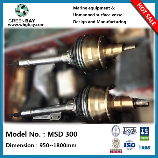 Best efficiency boat's drive train MSD Surface drive Electro hydraulic High speed craft Boat Vessel Ship Propulsion systerm