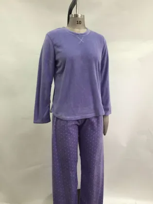 Ladies Knit Fleece 2021 New Style Pajamas