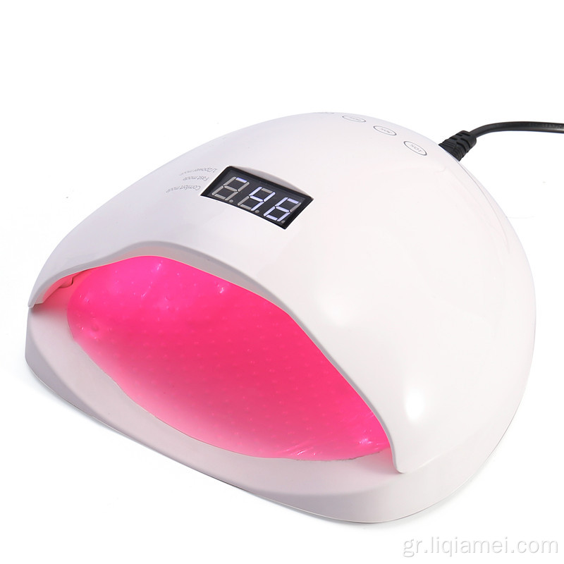 UV στεγνωτήριο ροζ λαμπτήρα νυχιών 48W